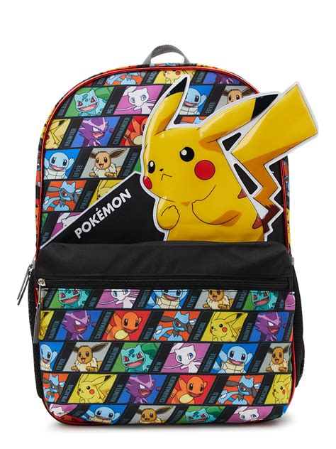 Pokemon Pikachu 17" Laptop Backpack, Black - Walmart.com