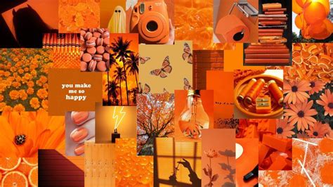 Orange | Cute laptop wallpaper, Cute desktop wallpaper, Cute fall wallpaper