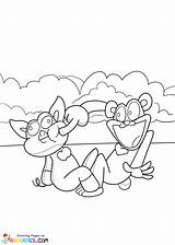 Smiling Critters Coloring Pages sketch template