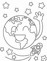 Earth Globe Coloring Page sketch template