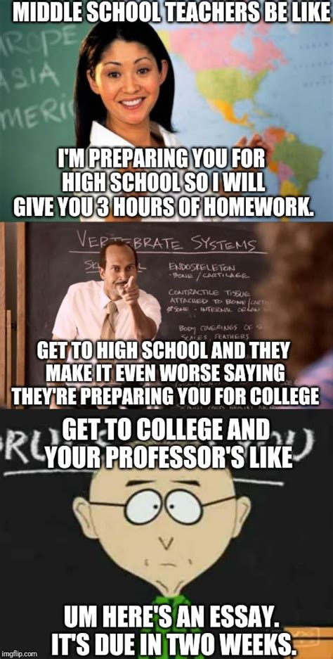 Middle-School unhelpful high school teacher Memes & GIFs - Imgflip