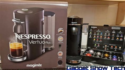 Nespresso VertuoPlus Coffee Machine by Magimix Free Capsules