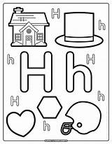 Letter H Worksheets  Superstar sketch template