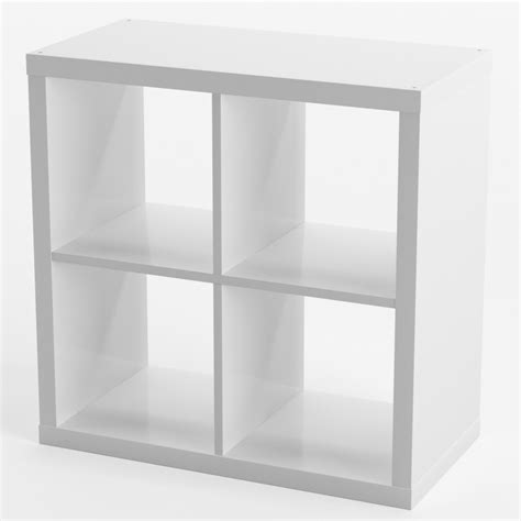 Ikea Kallax - Shelving Unit 2x2 - 3D Model for Corona