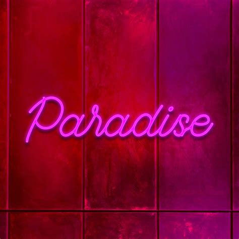 Paradise Neon Light | Neon LED Sign | Neon Light | Aesthetic | Neon signs, Neon light signs ...