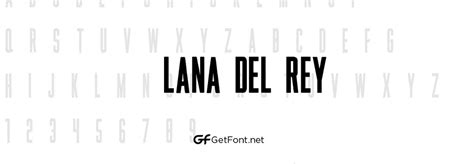 Download Lana Del Rey Font! | Lana Del Rey Font is a free, h… | Flickr