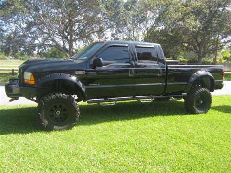 2000 FORD F350 LIFTED POWER STROKE DIESEL 4X4 LOW MILES LEATHER ...