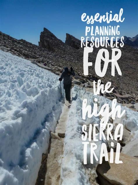 Essential Planning Resources for the High Sierra Trail - SoCal Hiker | Backpacking for beginners ...