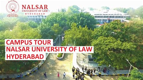 Welcome to NALSAR University of Law - Campus Tour | NALSAR - Hyderabad - YouTube