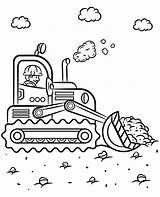 Heavy Equipment coloring Sheet bulldozer sketch template