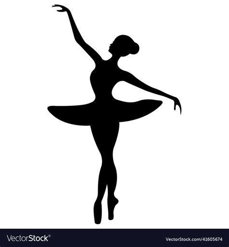 Ballerina Silhouette Vector