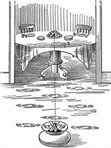 Open spittoon  ClipArt ETC sketch template
