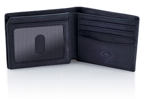 Stealth Mode - Stealth Mode Leather Bifold Wallet for Men With ID Window and RFID Blocking ...