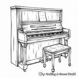 Piano Coloring Pages  Free & Printable sketch template