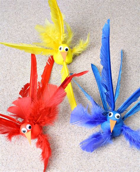 Feather Color Sorting and Fine Motor Activity