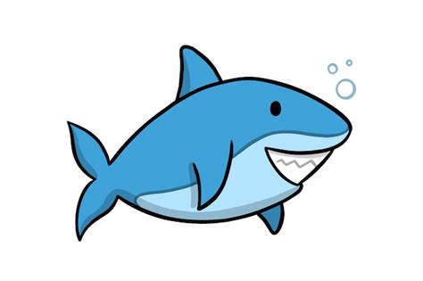 Cute Baby Shark Cartoon Vector Clipart FriendlyStock Lupon Gov Ph 18460 | The Best Porn Website