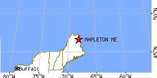 Mapleton, Maine (ME) ~ population data, races, housing & economy