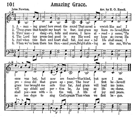 Christian Musix: Amazing Grace Lyrics and Chords