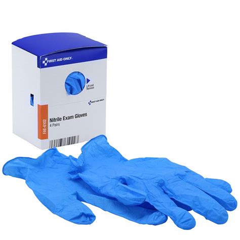 FAO Nitrile Gloves Refill for Smart Compliance First Aid Kit - 4 Pair/Box (Class B Refill) | AED ...