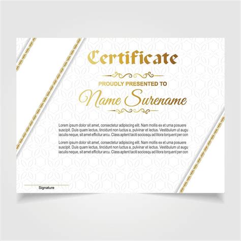 Certificate or diploma design 20820899 Vector Art at Vecteezy