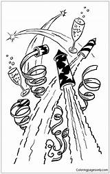 New Year Confetti Coloring Page  Free Printable Pages sketch template