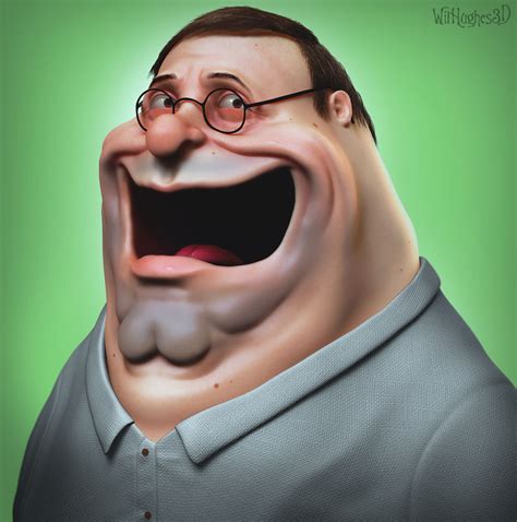 ArtStation - Peter Griffin, Wil Hughes | Peter griffin, Favorite cartoon character, Cartoon faces