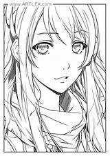 17 Anime Coloring Pages Free  Printable Artlex sketch template