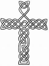Celtic Cross Coloring Sheets Printable Pages sketch template