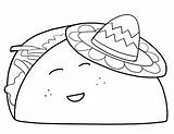 Taco Coloring Sheets For Kids sketch template