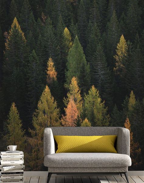 Enchanted Forest Tree Woodland Peel and Stick Wallpaper | Removable Wall Mural #6203 | Wall ...