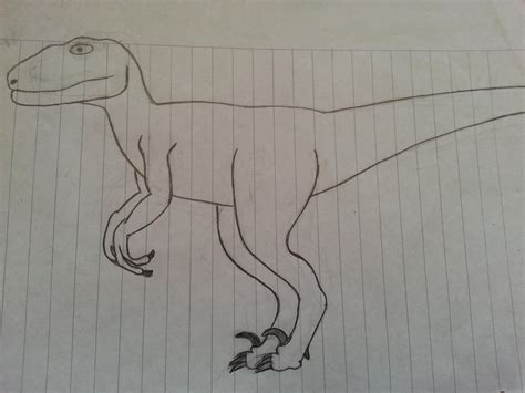 Simple JP Velociraptor Outline by Azaythv2 on DeviantArt