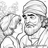 Abraham And Isaac Coloring Pages  Free & Printable sketch template