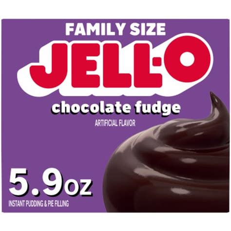 Jell-O Chocolate Fudge Instant Pudding & Pie Filling Mix, 5.9 oz - Pay Less Super Markets