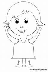 Fun And Educational Body Parts Coloring Pages For Kids sketch template