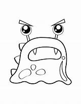 Cute Monster Coloring Pages To Print sketch template