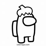 Among Us Coloring Pages Free Printable PDF sketch template