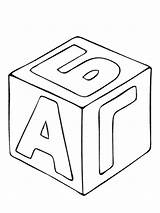 Cube Coloring Pages To Download And print For free sketch template