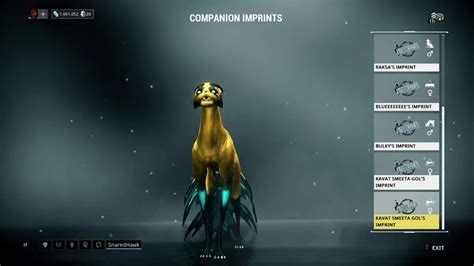 Warframe Kavat Smeeta - YouTube