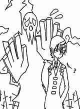 Death The Kid With Lord Coloring Sheets  Free Printable sketch template