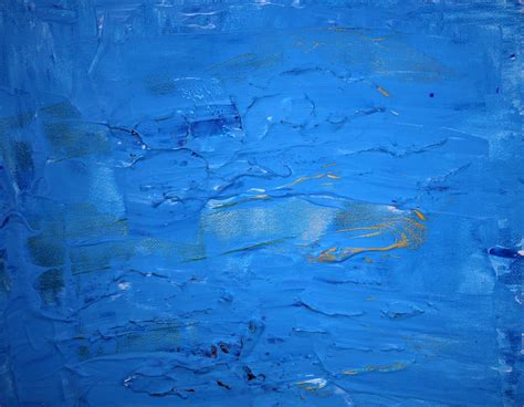 Blue Abstract Painting · Free Stock Photo