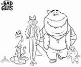 The Bad Guys Coloring Page  Free Printable Pages sketch template