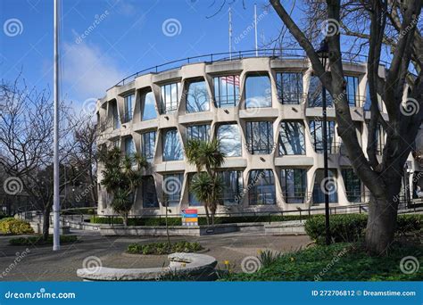 United States Embassy in Dublin Editorial Photography - Image of circular, united: 272706812