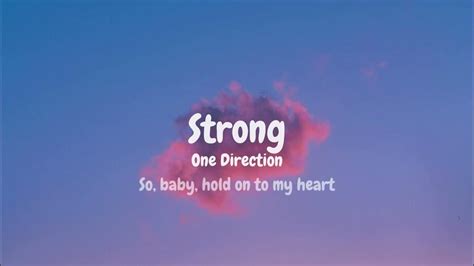 Strong - One Direction (lyrics + reverb) - YouTube