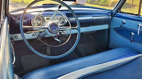 1953 Chevy Bel Air Sport Coupe - Blue with Two-Tone Blue Interior