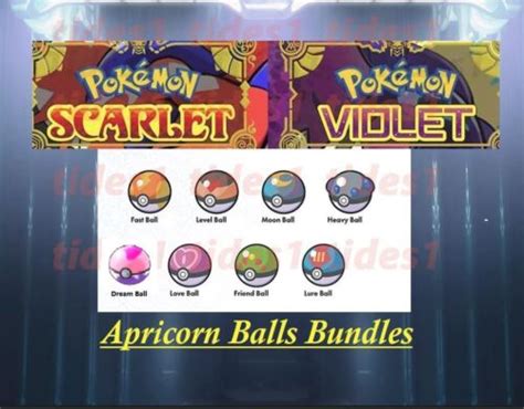 Pokémon SCARLET AND VIOLET ~ Apricorn Balls Bundle~ Same day delivery~ | eBay