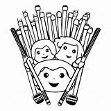 Premium Vector  Coloring Book For Children skis Ski Sticks And Girls sketch template