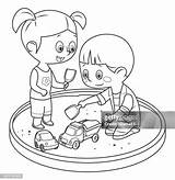 63 Playground Colouring Page Stock Photos High Res Pictures And  sketch template