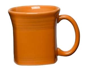 Amazon.com: Fiesta 13-Ounce Square Mug, Tangerine: Fiestaware Mug Tangerine: Kitchen & Dining