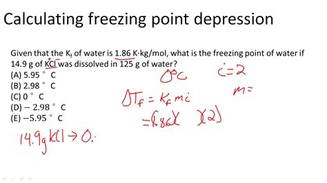 Freezing Point Depression