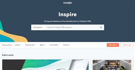 Inspire | CMS Hub Website Examples